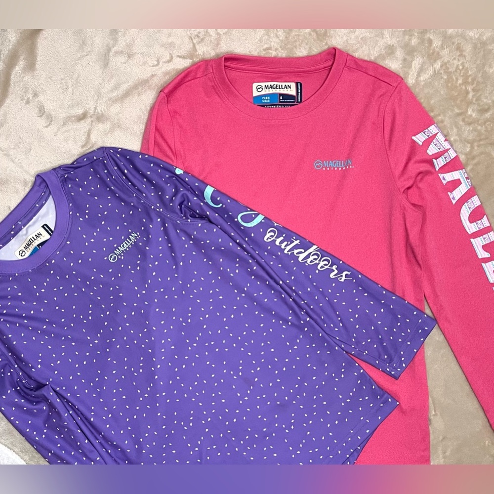 Girls set of two shirts by Magellan Outdoors.  Both size S.